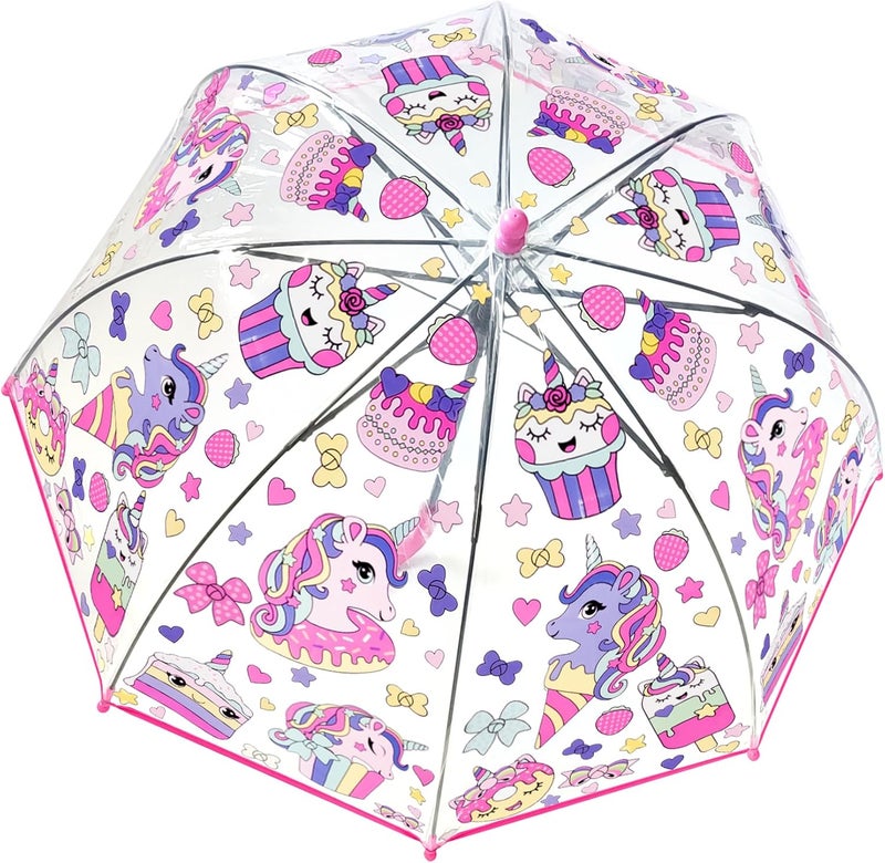 RONIARE Kids Umbrella Clear Bubble Umbrellas for Rain,Safety Dome Windproof Umbrella for Kid Girls and Boys - Image 5